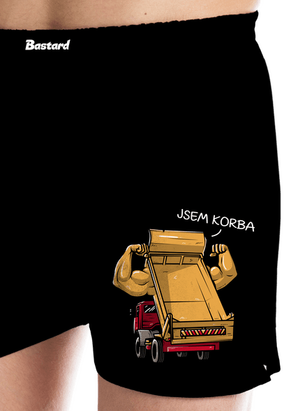 Korba pánské trenky Black