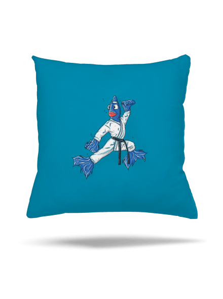 Bojovnice polštář Blue Turquoise