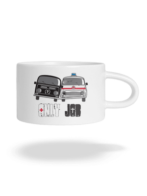 Konkurence hrnek makronka White