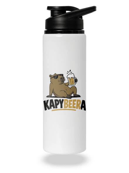 Kapybeera lahev na vodu White