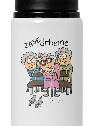 Zase drbeme lahev na vodu White