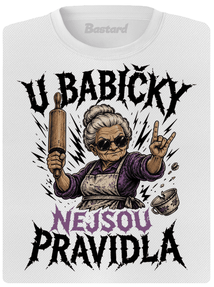 U babičky dámské sportovní tričko White