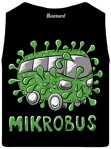 Mikrobus pánské tílko Black