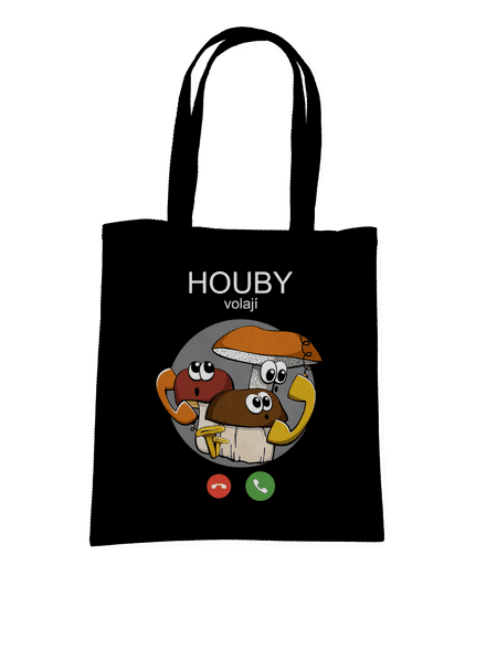 Houby volají taška Black