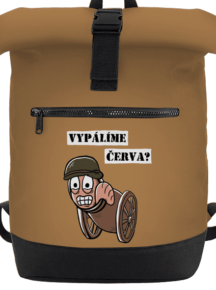 Vypálíme červa? batoh Caramel