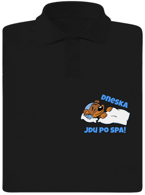 Dneska jdu po spa pánská polokošile Black