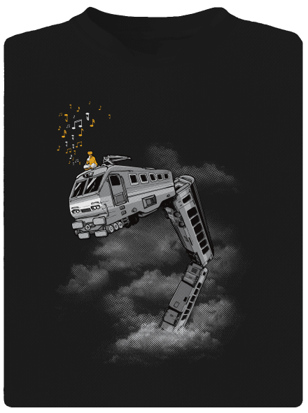 Snake Train dětské sportovní tričko Black