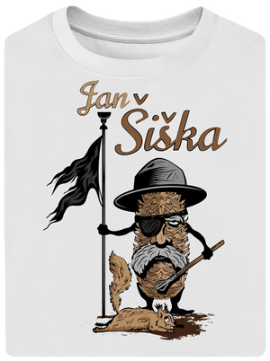 Jan Šiška unisex tričko oversized White