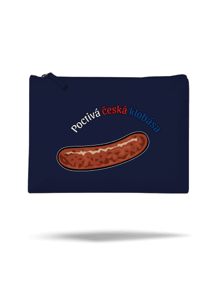Poctivá buchta a klobása taštička French Navy