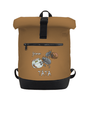 Jsem táta a máma batoh Caramel