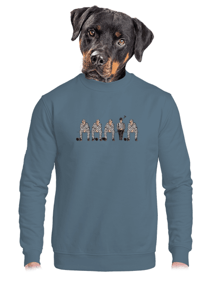 Nevinen unisex mikina bez kapuce Nordic Blue