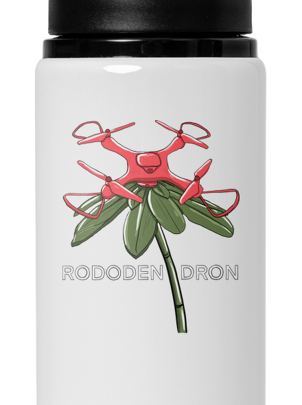 Rododendron lahev na vodu White