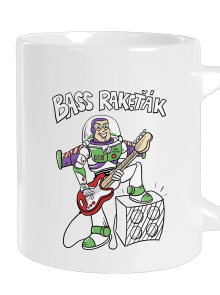 Bass Rakeťák velký hrnek White