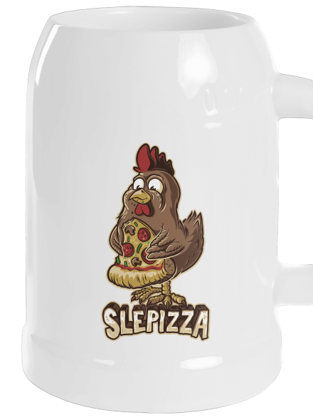 Slepizza půllitr White