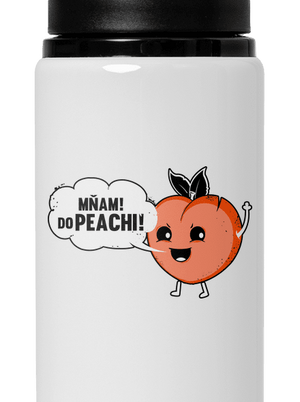 Mňam do peachi lahev na vodu White