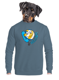 unisex mikina bez kapuce