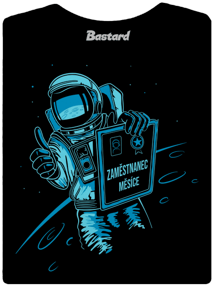 Zaměstnanec měsíce dámské tričko Black