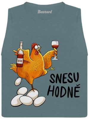 Snesu hodně dámské tílko volné Heather Deep Teal