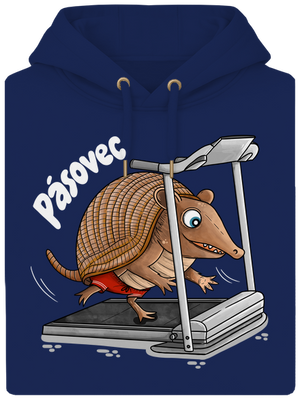 Pásovec unisex mikina premium Navy