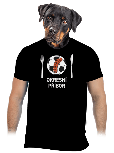 Okresní příbor pánské tričko Black