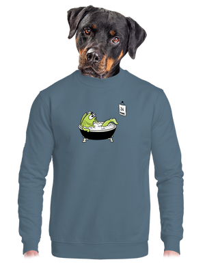 unisex mikina bez kapuce