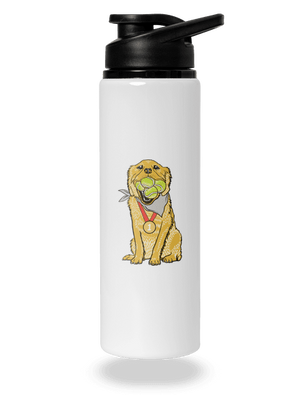 Zlatý retrívr lahev na vodu White