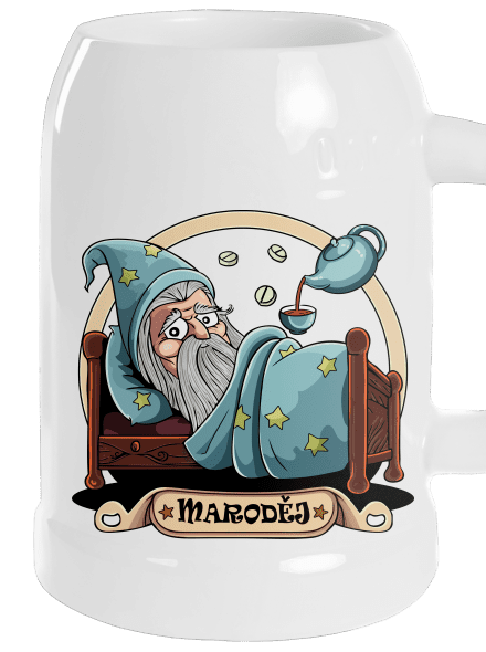 Maroděj půllitr White