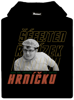 B18: Kluk s řetízkem pánská mikina klokanka Black