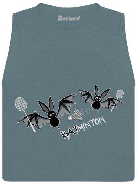Batminton dámské tílko volné Heather Deep Teal