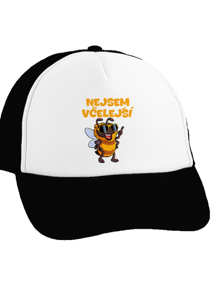 Nejsem včelejší kšiltovka truckerka Black cap