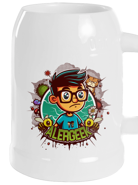 Alergeek půllitr White