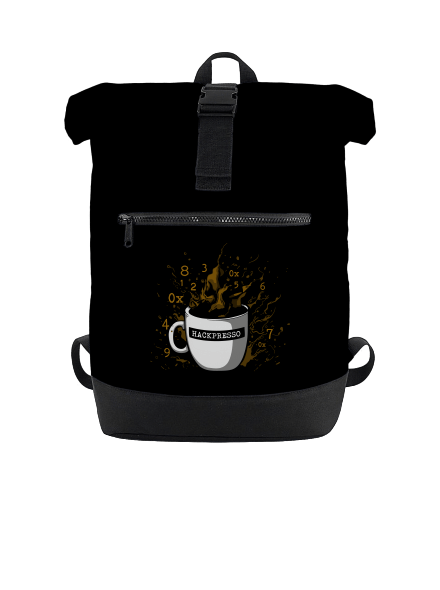 Hackpresso  batoh Black