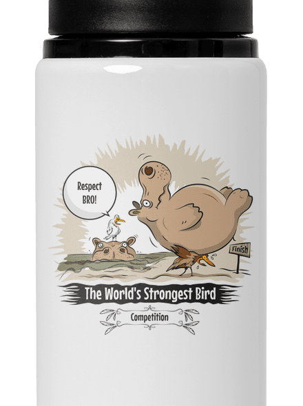 Strongest bird lahev na vodu White
