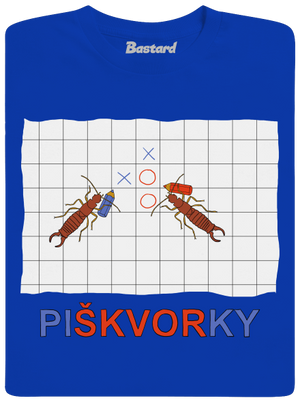 Škvoří piškvorky pánské dlouhý rukáv Royal Blue