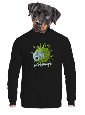 unisex mikina bez kapuce