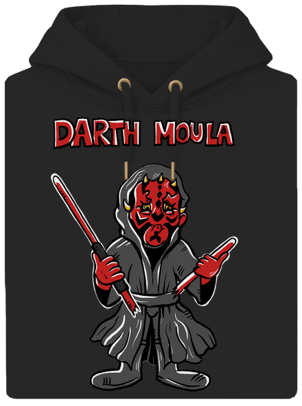 Darth Moula unisex mikina premium Dark Black
