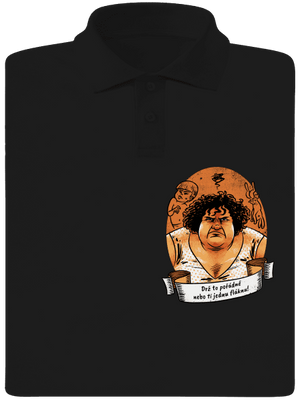 B14: Slunce seno jahody pánská polokošile Black