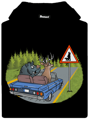 Myslivec pánská mikina klokanka Black