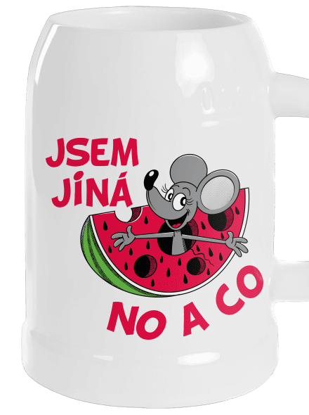 Jsem jiná půllitr White