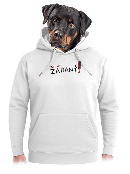 Zadaný a zadaná unisex mikina premium Snowwhite