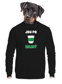 unisex mikina bez kapuce