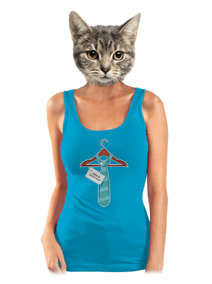 Nechci se vázat dámské tílko klasické Blue Atol