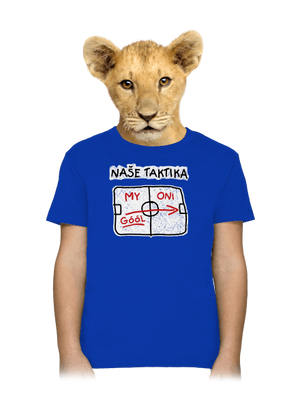 Naše taktika dětské tričko Royal Blue