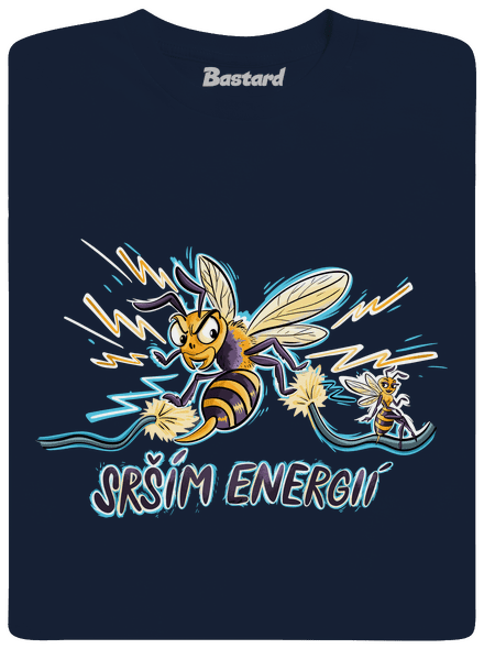 Srším energií pánské tričko Navy