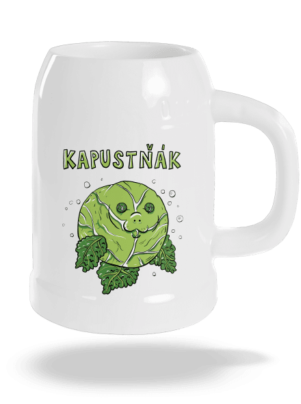 Kapustňák půllitr White