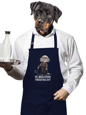 Neklidný bez masa zástěra Navy