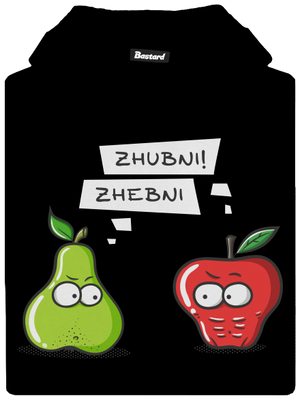 Zhubni! dětská mikina klokanka Black