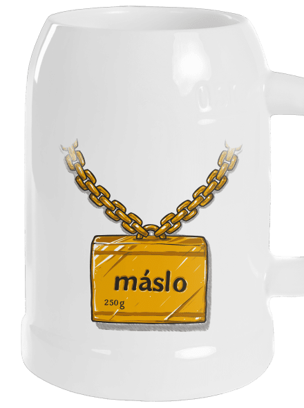 Máslo půllitr White