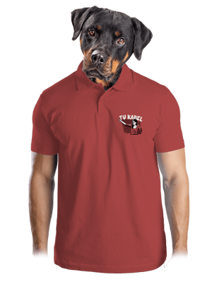 Tukabel pánská polokošile Burgundy