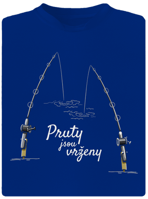 Pruty jsou vrženy pánské sportovní tričko Royal Blue Mal